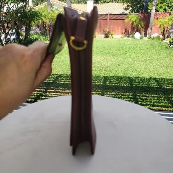 Cartier Must de Cartier Leather Clutch Bag - Red 9" x 6" x 1.5 - Picture 4 of 4